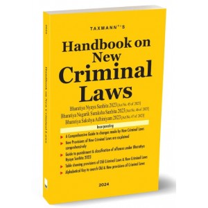 Taxmann's Handbook on New Criminal Laws by Taxmann's Editorial Board 